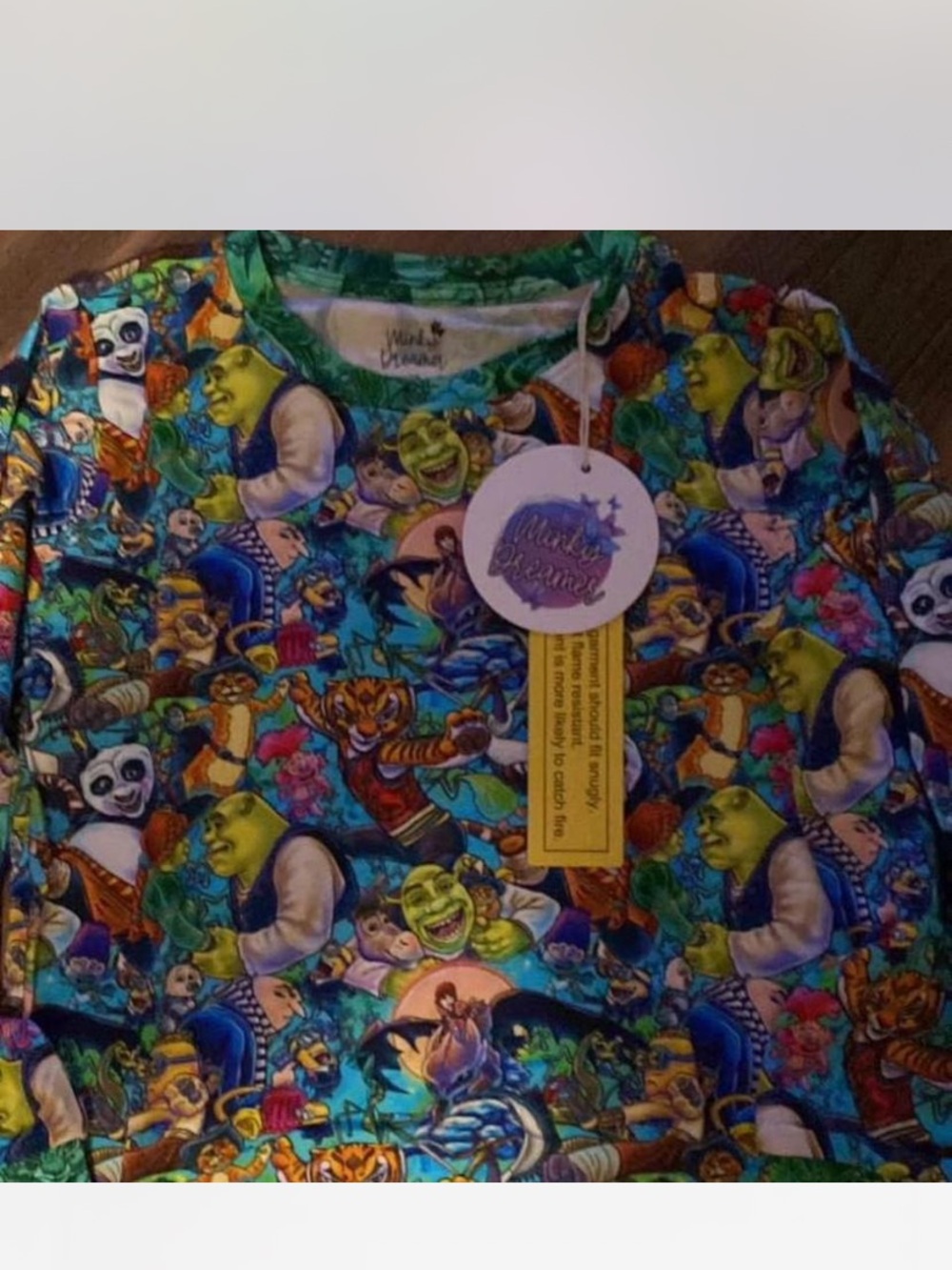 Minky Dreamer bamboo French terry crewneck NWT 7/8